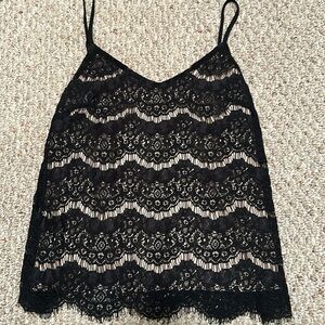 Black and tan camisole